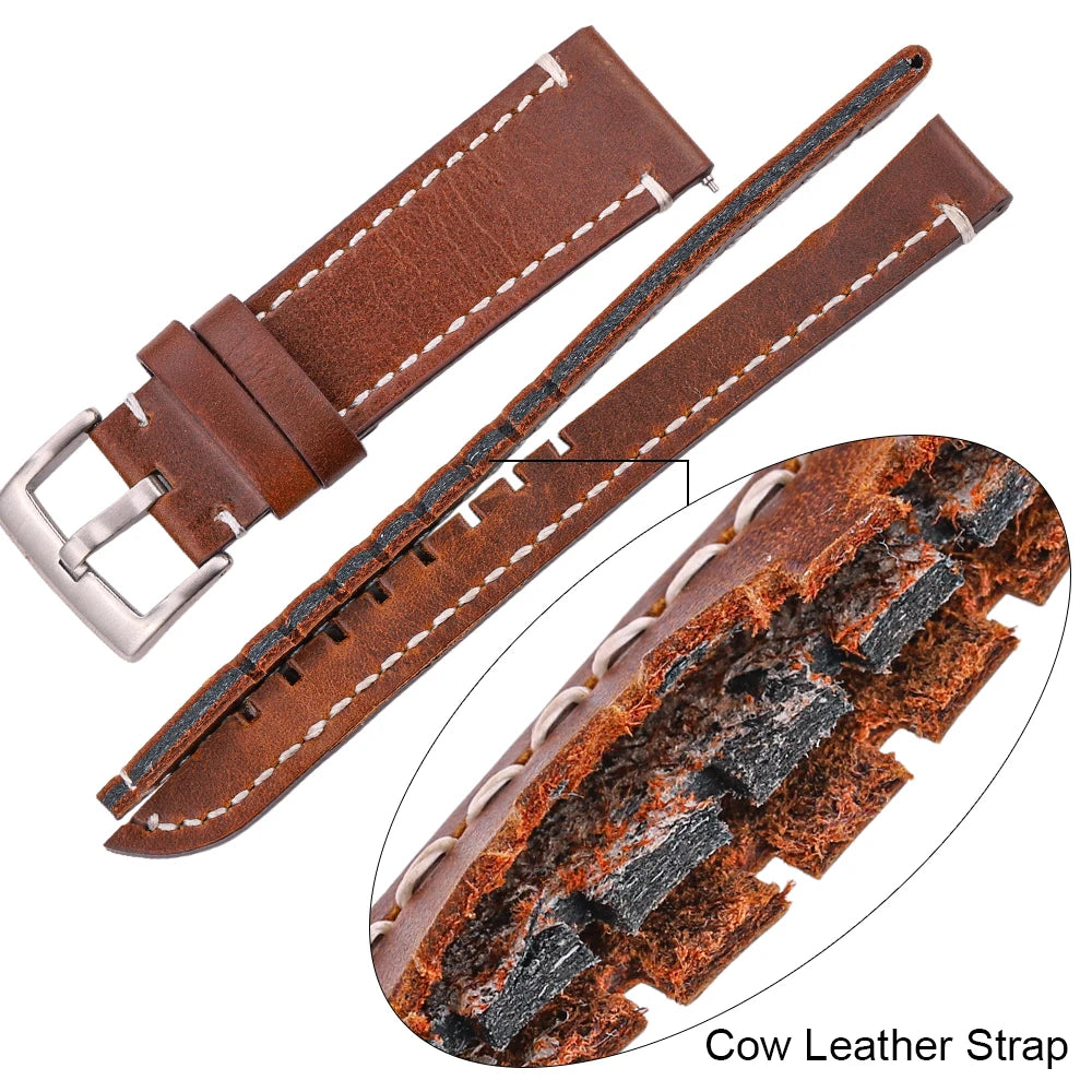 Pulseira Smartwatch em couro
