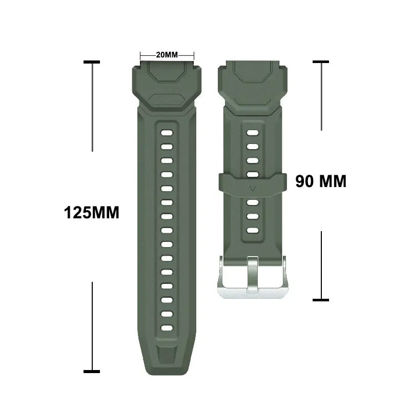 Pulseira Smartwatch Militar