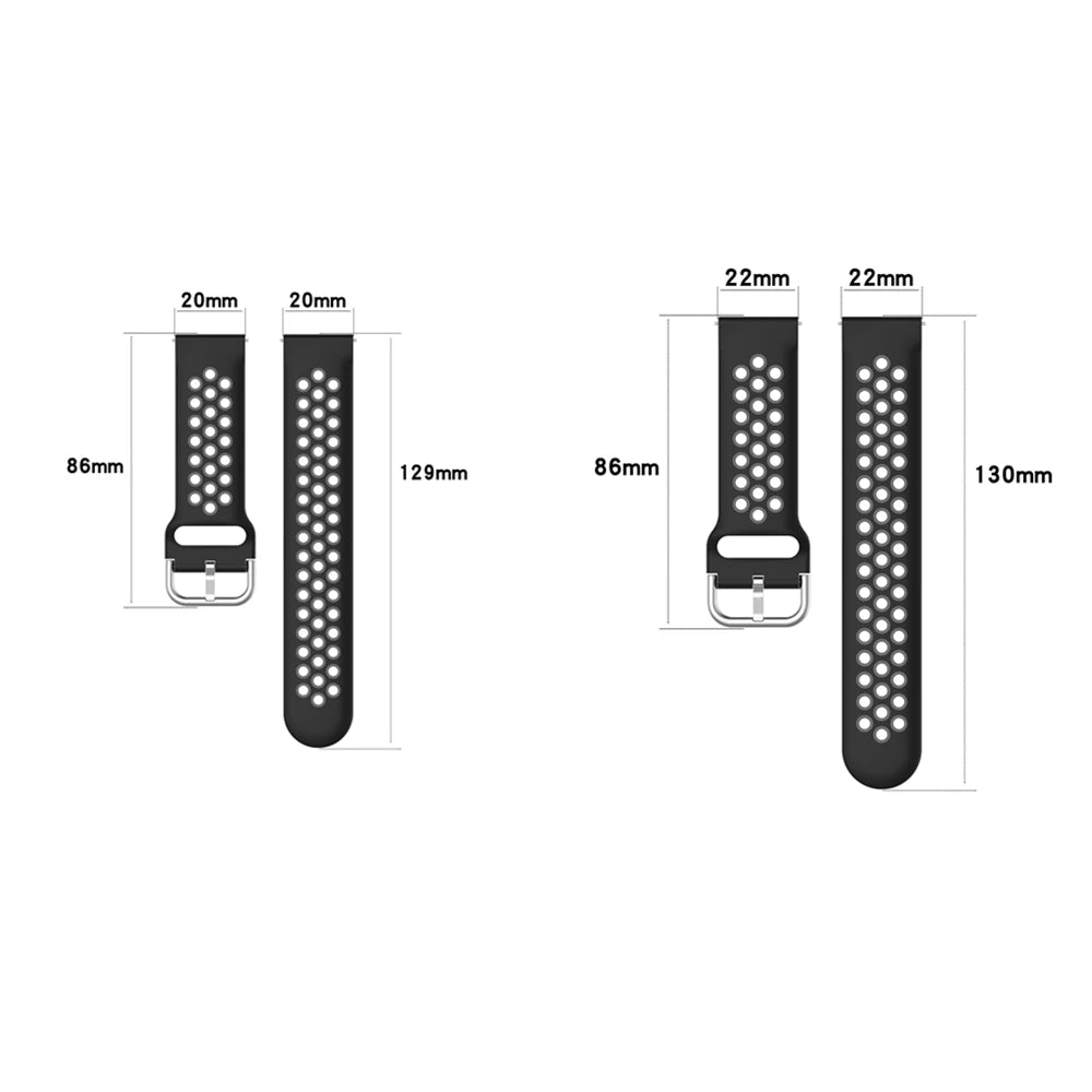 Pulseira smartwatch silicone