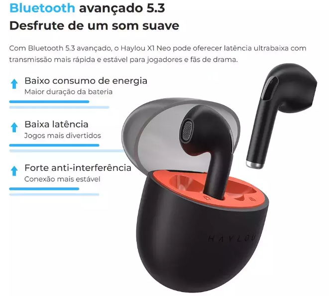 Fone de ouvido Xiaomi Haylou X1