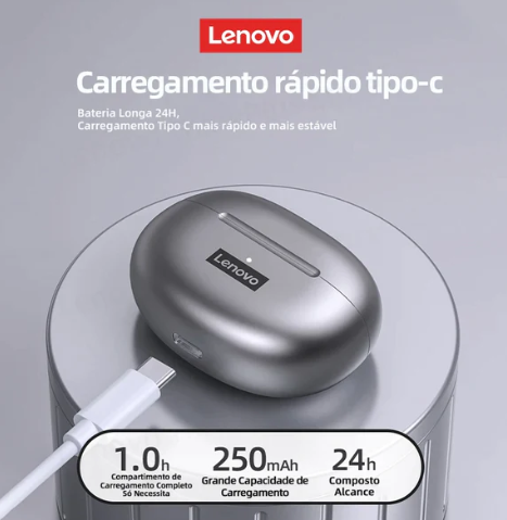 Fone de Ouvido Lenovo LP5