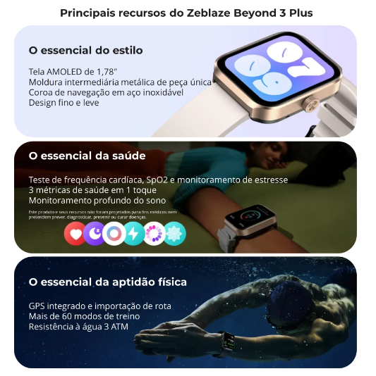 Smartwatch Zeblaze Beyond Plus